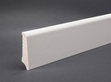 Furnierleisten weiß lackiert (60 mm x 15 mm x 2400 mm)