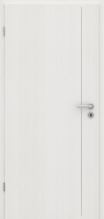 Tür Brillant-Weiß L5 | längs