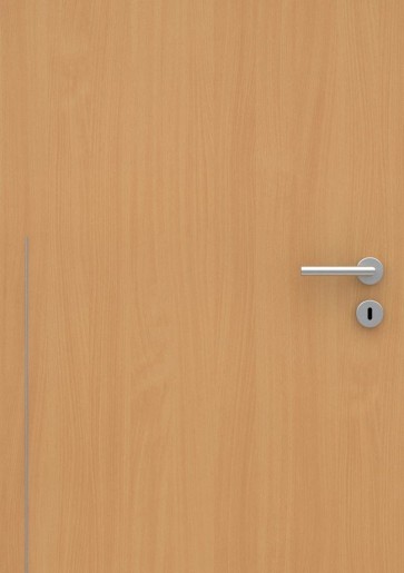 Buche Holzdesign CPL-Tür Muster mit Lisene L8