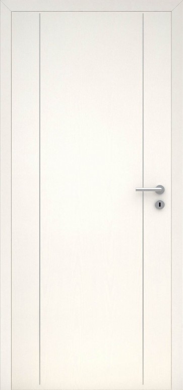 Tür Esche weiß, stumpf | L6