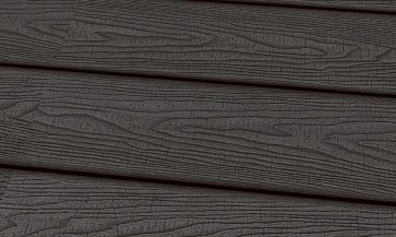 Muster Terrassendiele WPC 22 x 143 mm massiv dunkelgrau sägerau fein