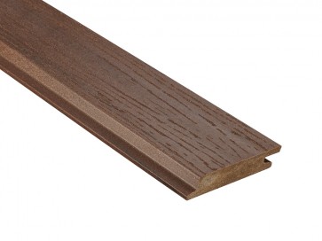 WPC Fassadenprofil Dunkelbraun Holzmaserung, leicht gebürstet (18x103mm)