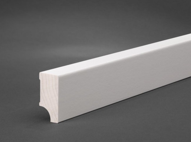 Sockelleisten weiß Holz 40mm x 20mm günstig online kaufen - Türenfuxx
