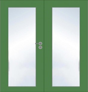 Doppeltüren Glasscheiben für XL Lichtausschnitt