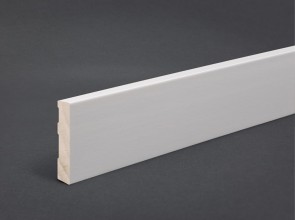 Sockelleiste Weiß Holz 60 mm x 10 gerade Oberkante
