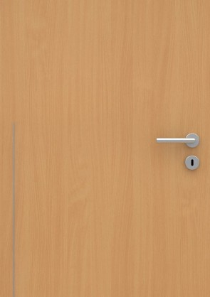 Buche Holzdesign CPL-Tür Muster mit Lisene L8