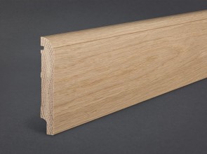 Sockelleisten Altdeutsches Profil Eiche Holz 120 mm x 19 mm