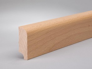 Echtholz Sockelleiste Kiefer-Massivholz Ahorn furniert 2500x16x80mm 