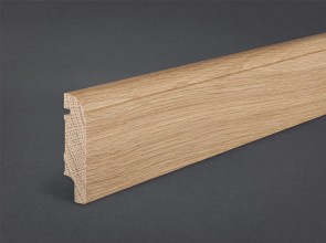 Sockelleisten Altdeutsches Profil Eiche Holz 80 mm x 19 mm
