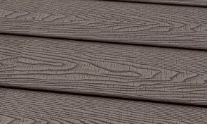 Muster Terrassendiele WPC 22 x 143 mm massiv hellgrau sägerau fein