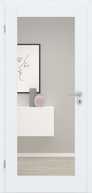 Zimmertür Weiß RAL 9003 | Vincenza 1G LA
