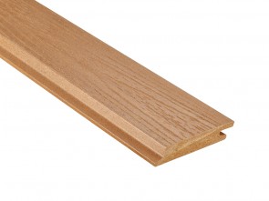 WPC Fassadenprofil Eichenbraun 18x103mm | Holzmaserung, leicht gebürstet
