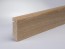 Sockelleiste Eiche Holz 80mm x 20mm (Oberkante gerundet)