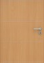 Buche Holzdesign CPL-Tür Muster mit Lisene L1