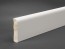 Sockelleiste Massivholz Weiß 60 mm x 13 mm (abgerundete Oberkante)