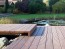 Muster Terrassendiele Bongossi Holz 75 mm x 190 mm | grob genutet