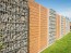 WPC Fassadenprofil Eichenbraun Holzmaserung, leicht gebürstet (18x103mm)